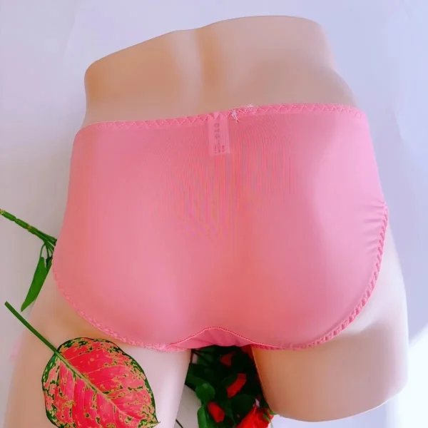 Man's New Bowtie Pink Lace Cute Panties Briefs BF Gift Live Show Bar DJ Dance Costumes Private Party FKK - Image 5