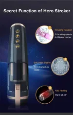 male masturbation cup heating telescopic