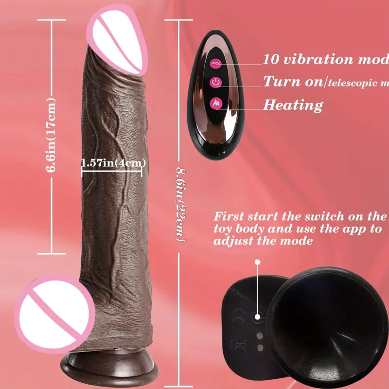 telescopic vibrator dildo