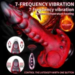 dragon thrusting dildo vibrator suction cup