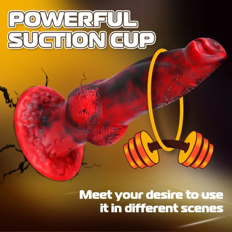 alien big thrusting dog dildo app control