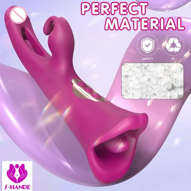 g spot tapping licking vibrator