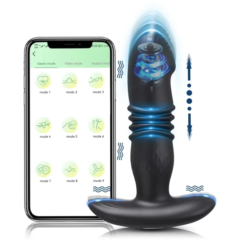 wireless anal vibrator for men women