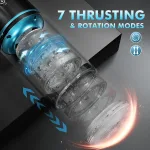 automatic male masturbator cup penis pump deep throat blowjob sucking sex machine 7 modes vibration pocket pussy men sex toys 18