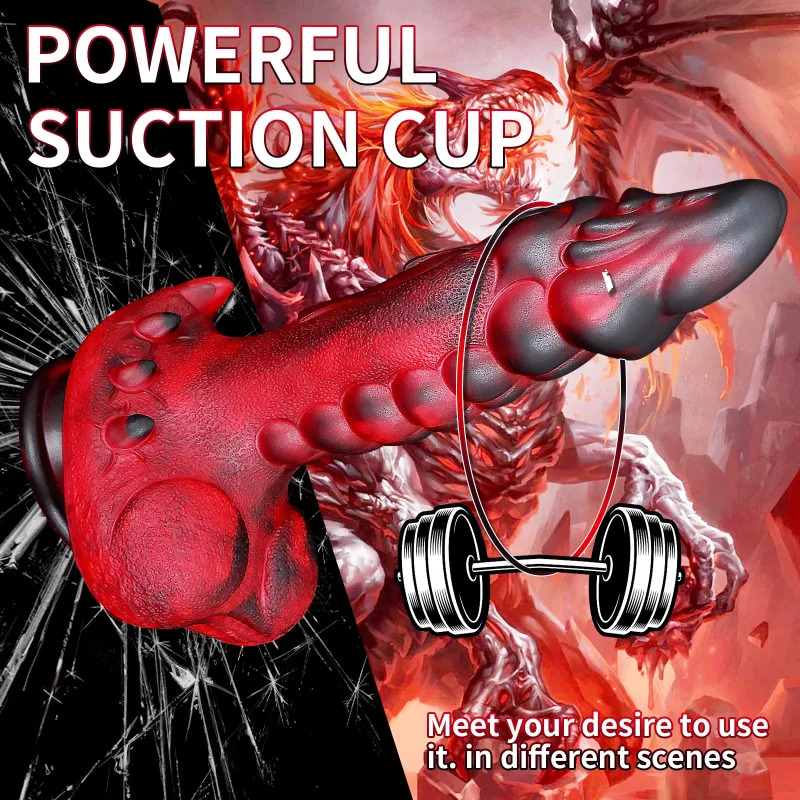 dragon thrusting dildo vibrator suction cup