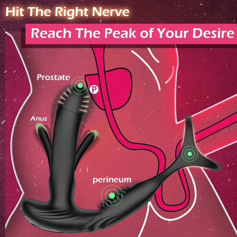 tapping prostate massager anal vibrator men