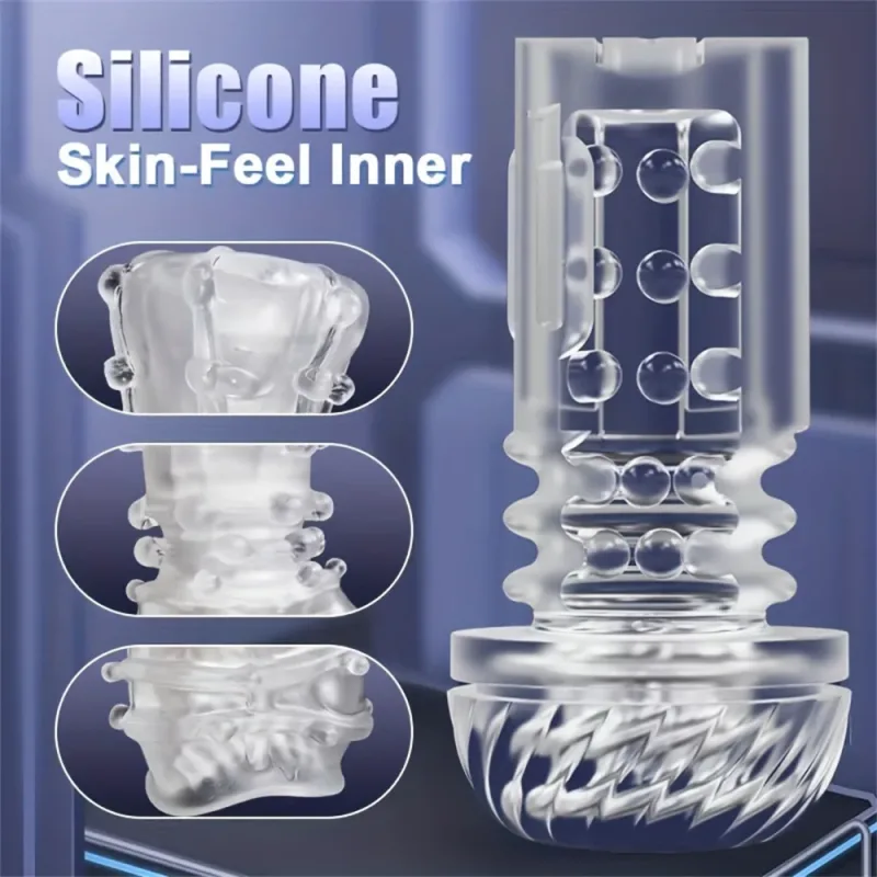 sucking twisting automatic male masturbator