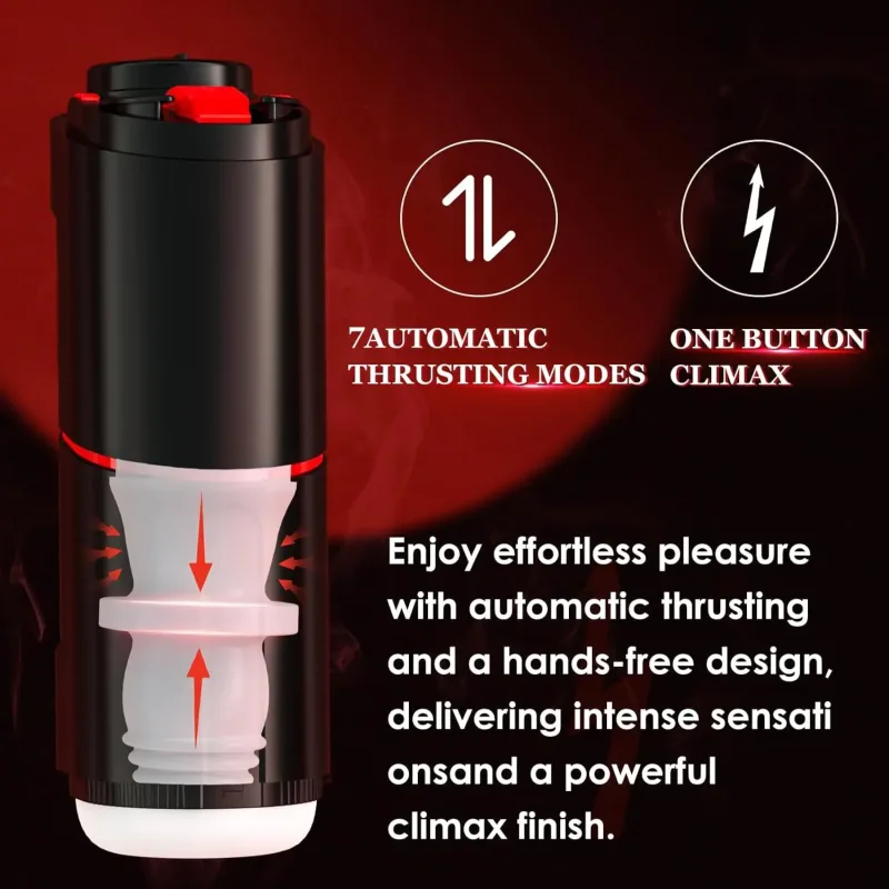 telescopic male automatic masturbator pocket pussy