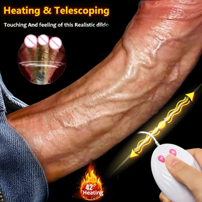 thrusting rotation dildo vibrator