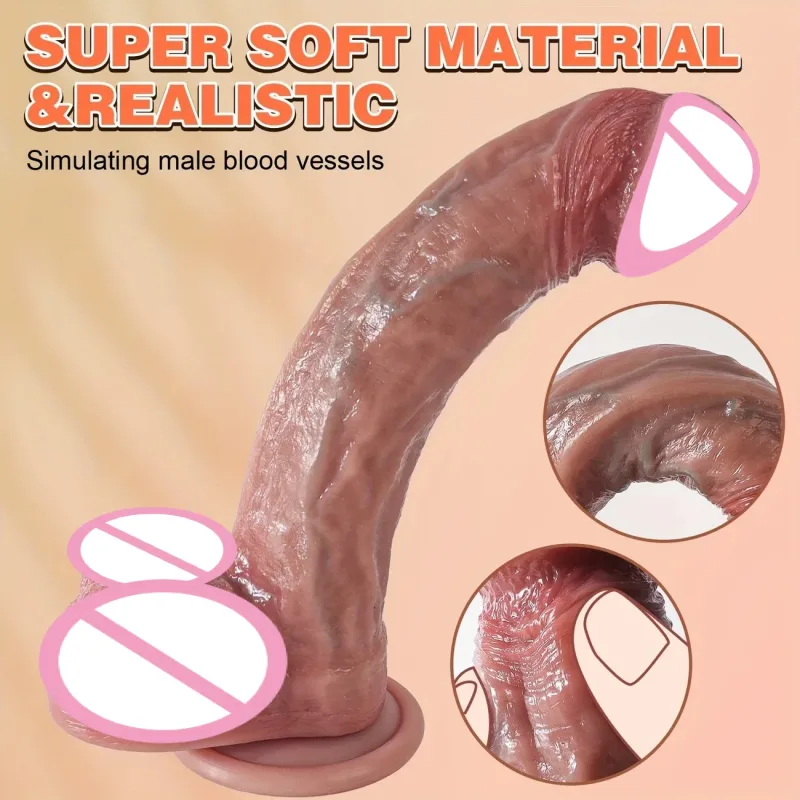 realistic silicone dildo vibrator