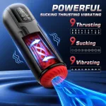 automatic male masturbator 9 modes heating stroker for men