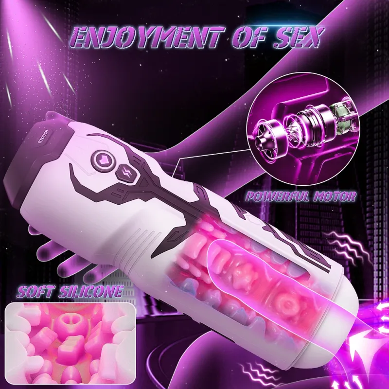 automatic sucking thrusting masturbator cup