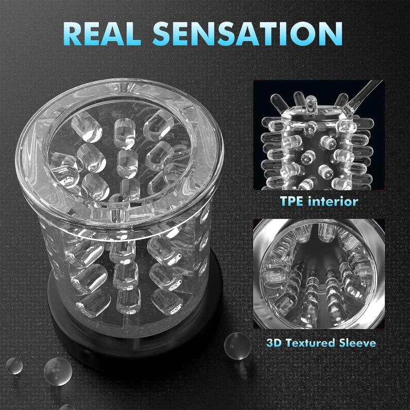 automatic male masturbator cup penis pump deep throat blowjob sucking sex machine 7 modes vibration pocket pussy men sex toys 18