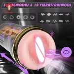 electric masturbator cup pocket pussy men