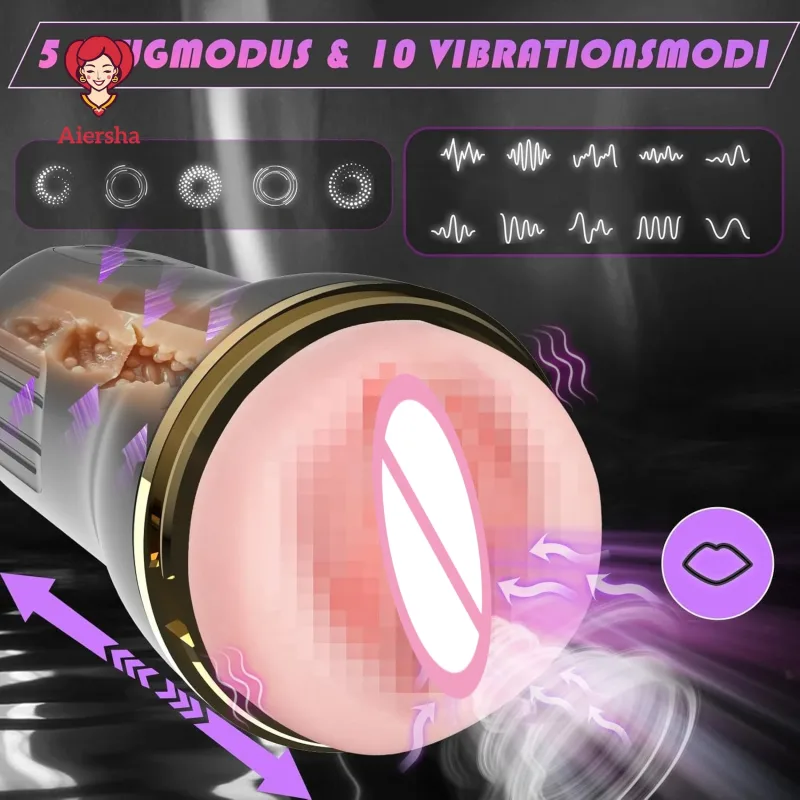 electric masturbator cup pocket pussy men