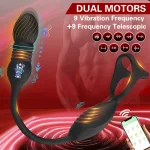 prostate massager vibrating cock ring