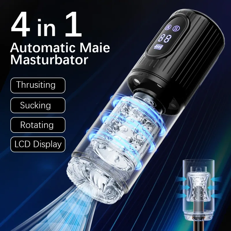 male masturbator thrusting sex toy