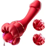 tongue rose vibrator clitoral stimulator