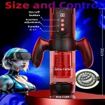 male masturbator penis pump lcd pocket cat