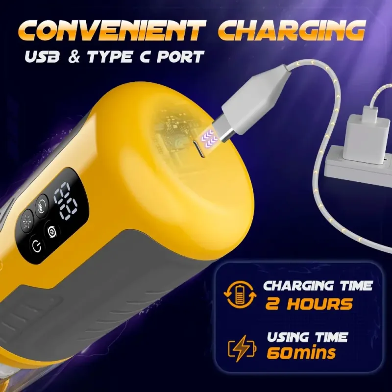 automatic male masturbator cup thrusting