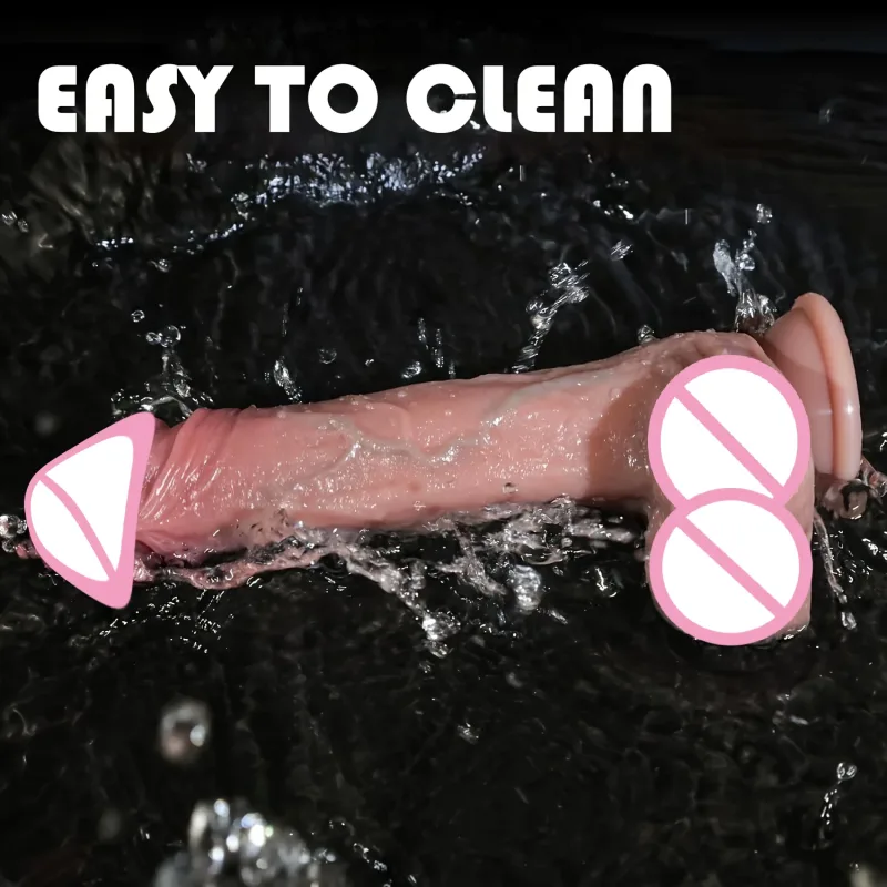 realistic silicone dildo vibrator