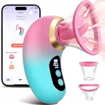 5in1 clitoral sucker vibrator app lcd