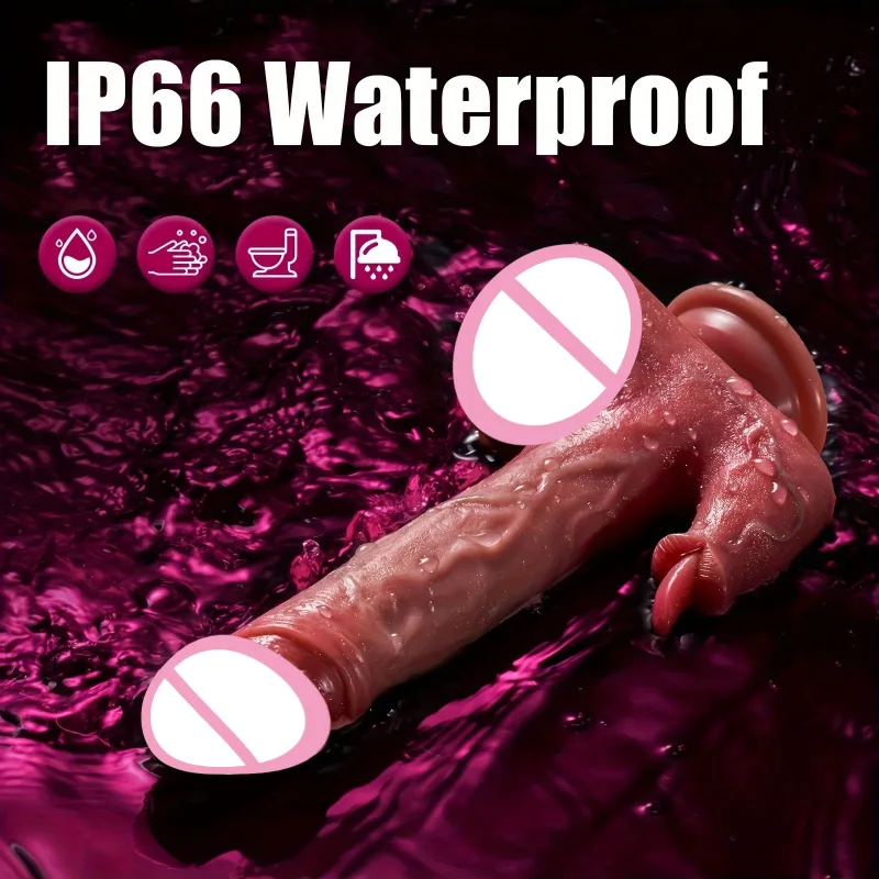telescoping heated dildo vibrator