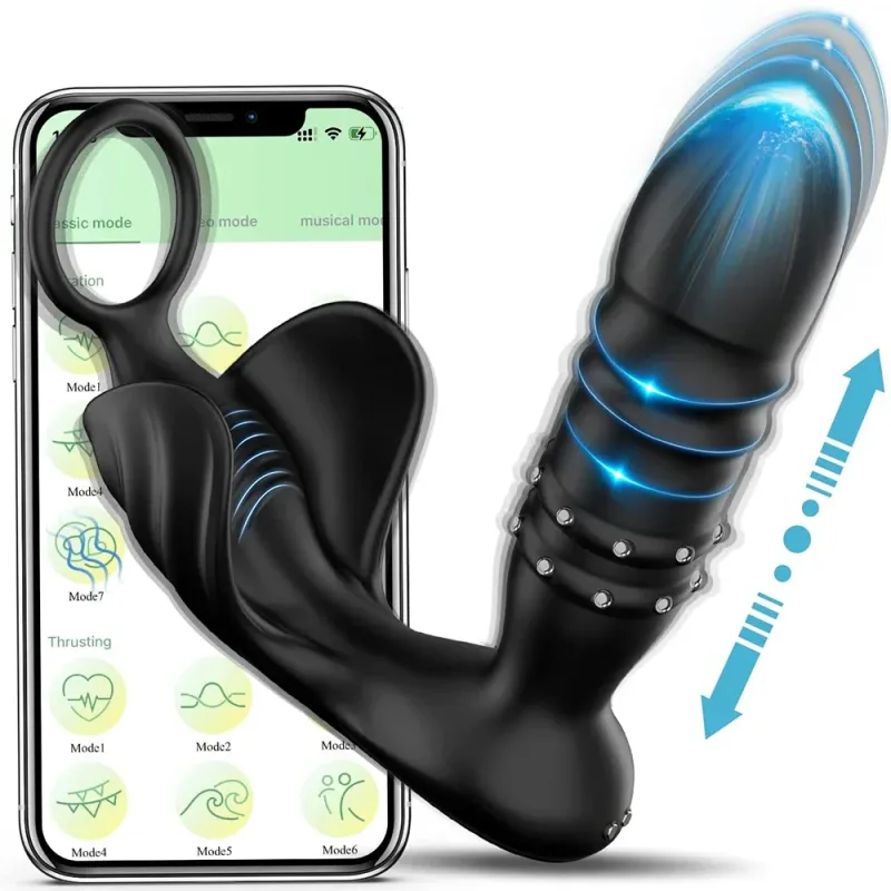 app control prostate massager men