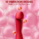 tongue rose vibrator clitoral stimulator