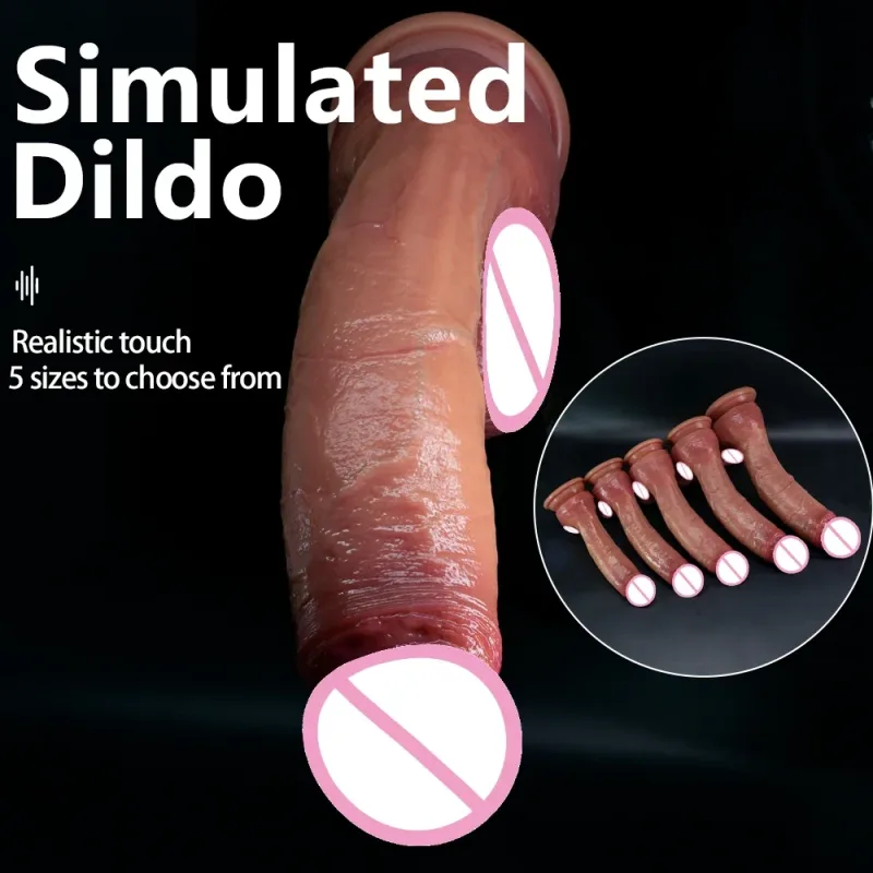 oversized realistic dildo huge penis anal toy for women & men