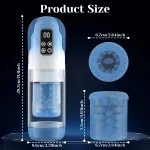 male masturbator penis pump sex toys for men vacuum pump 7 thrusting vibrating sucking adult toys mens sex machines blowjob toys