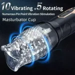 automatic male masturbator electric piston rotating