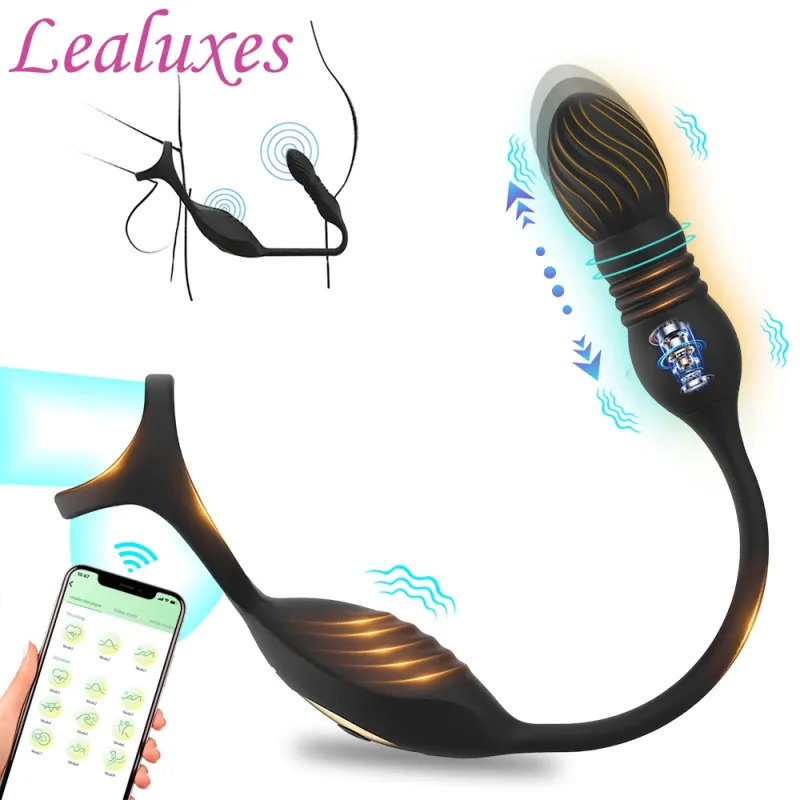 prostate massager vibrating cock ring