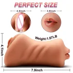 3in1 pocket pussy male masturbator toy