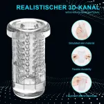 fully automatic retractable male masturbator