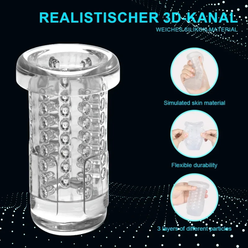 fully automatic retractable male masturbator