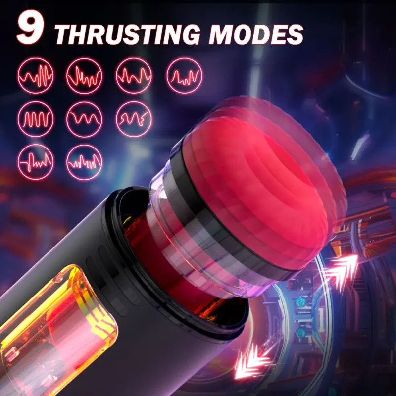 automatic thrusting male masturbator cup