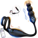 prostate massager vibrating cock ring