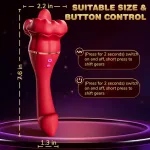 tongue rose vibrator clitoral stimulator