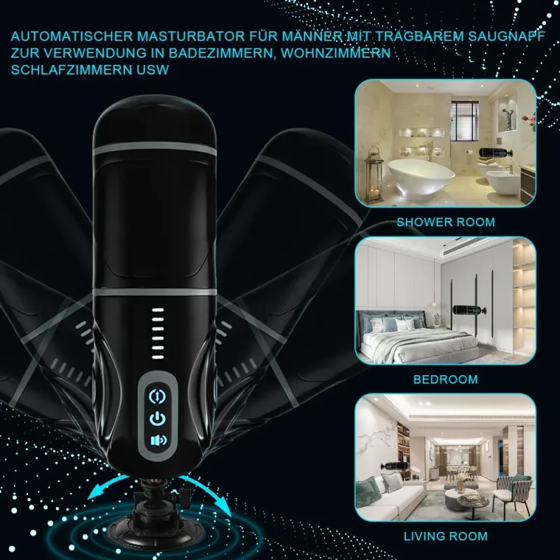 fully automatic retractable male masturbator