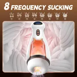 automatic sucking male masturbator cup