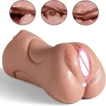 3 in 1 male masturbator deep throat pussy