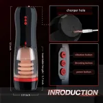 electric retractable male masturbator pocket pussy