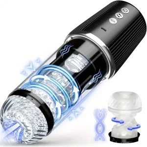 sucking twisting automatic male masturbator