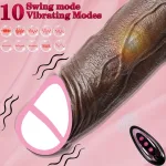 telescopic vibrator dildo