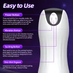 automatic sucking male masturbator cup
