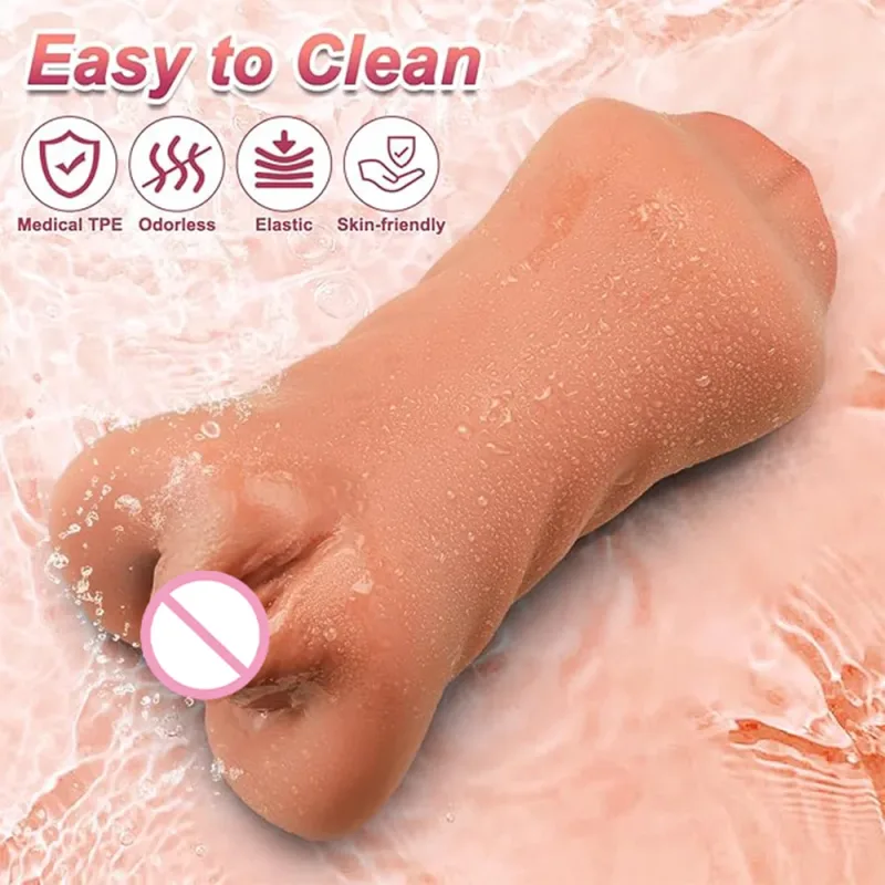 3in1 pocket pussy male masturbator toy