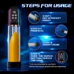 male penis massager ice fire suction