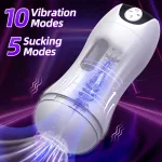 automatic sucking male masturbator cup