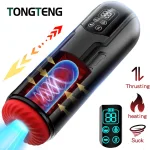 automatic male masturbator 9 modes heating stroker for men